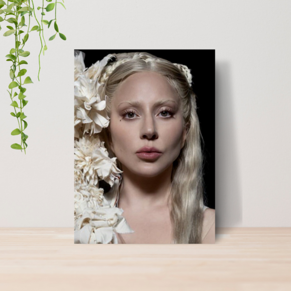 Quadro Lady Gaga Pop Art Music Diva A4 | Placa MDF 10