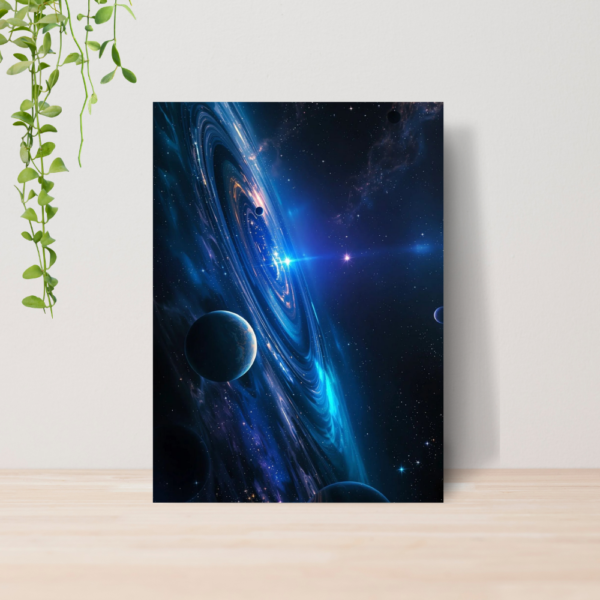 Quadro Decorativo Nasa Espaço Astronomia A4 MDF 01