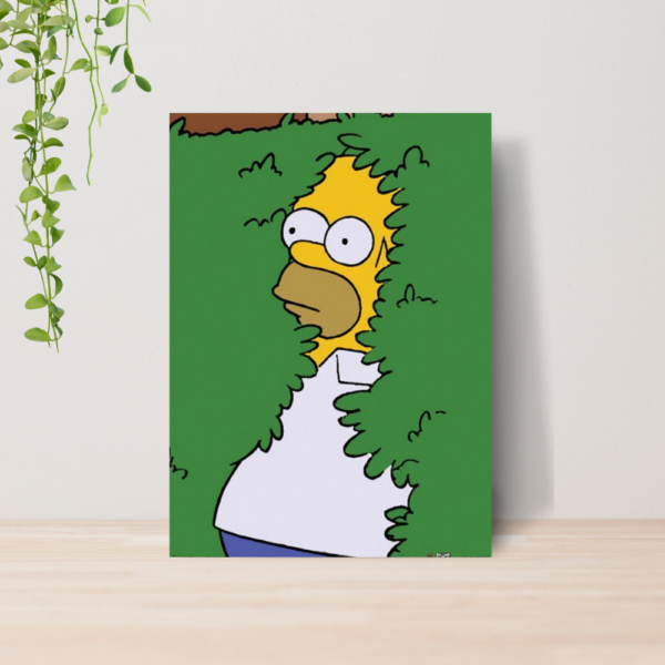 Quadro Decorativo Os Simpsons Desenho Geek A4 MDF 02