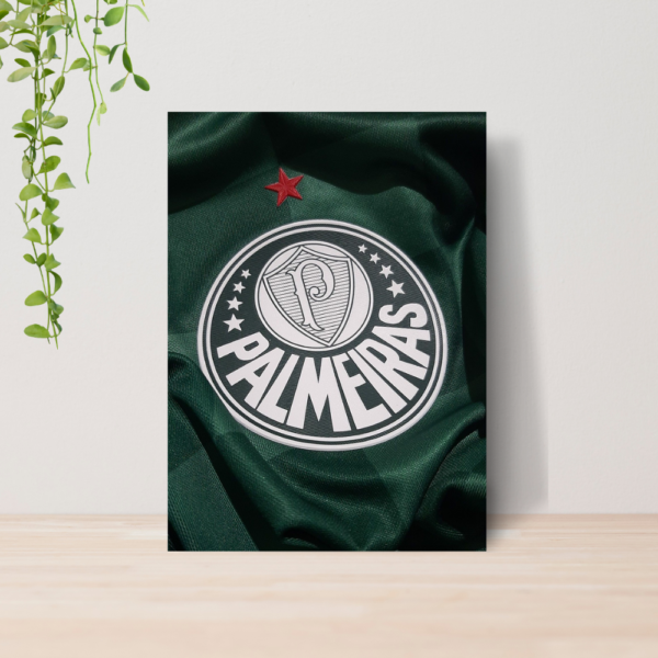 Quadro Decorativo Palmeiras Time Futebol Escudo A4 MDF 06