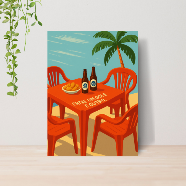Quadro Decorativo Brasil Brasilidades A4 | Placa MDF 016