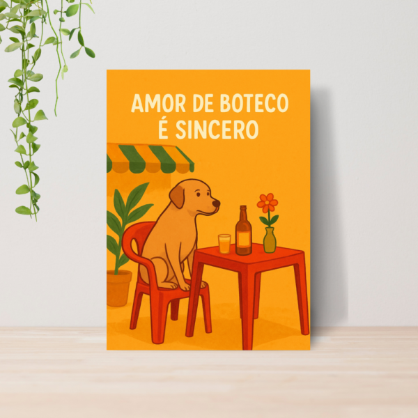 Quadro Decorativo Brasil Brasilidades A4 | Placa MDF 020