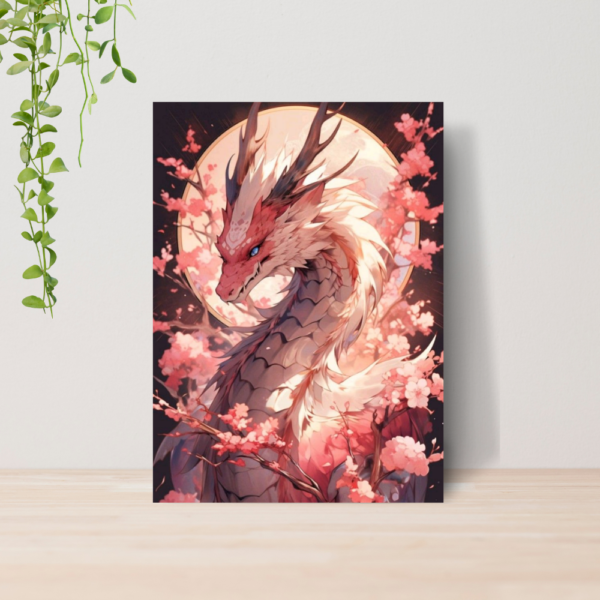 Quadro Dragões Fantasia RPG A4 | Placa MDF 02