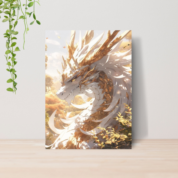 Quadro Dragões Fantasia RPG A4 | Placa MDF 07