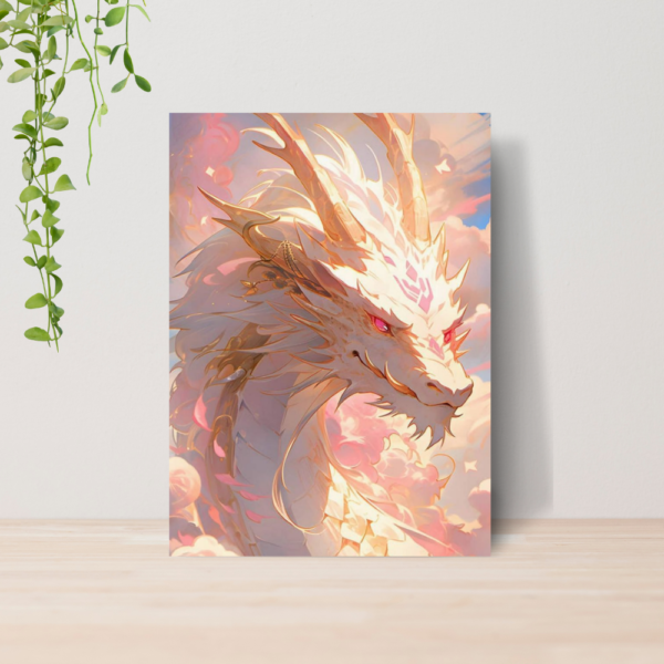 Quadro Dragões Fantasia RPG A4 | Placa MDF 09