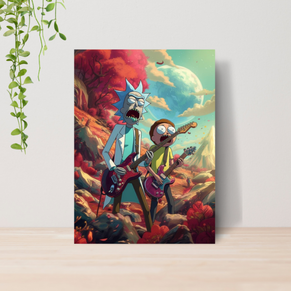 Quadro Decorativo Rick E Morty Desenho Geek Adult Swim 02