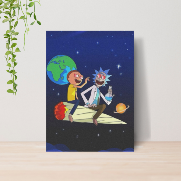 Quadro Decorativo Rick E Morty Desenho Geek Adult Swim 03