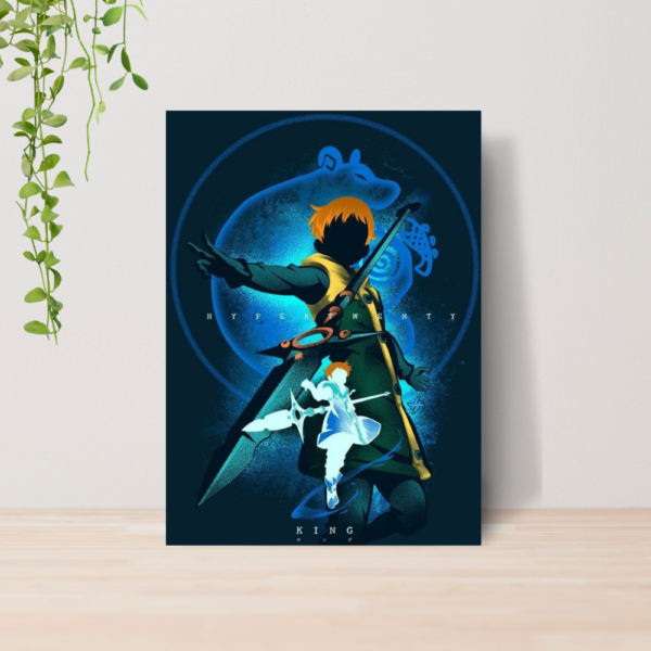 Quadro Sete Pecados Capitais Anime Manga A4 | Placa MDF 05