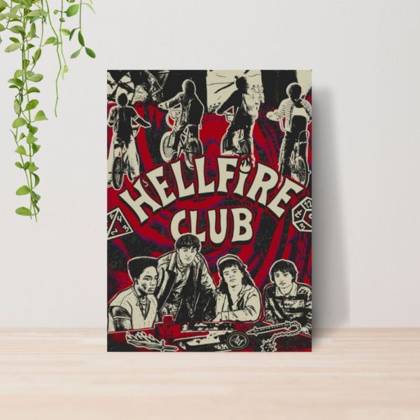 Quadro Stranger Things Serie A4 | Placa MDF 02