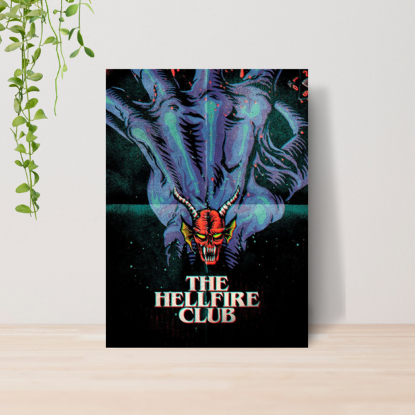 Quadro Stranger Things Serie A4 | Placa MDF 04