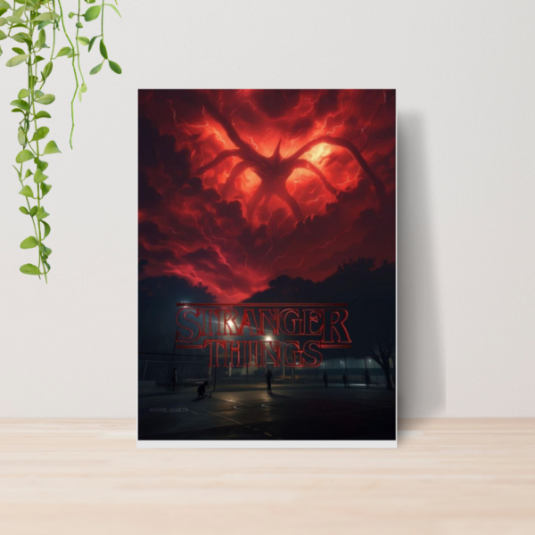 Quadro Stranger Things Serie A4 | Placa MDF 08