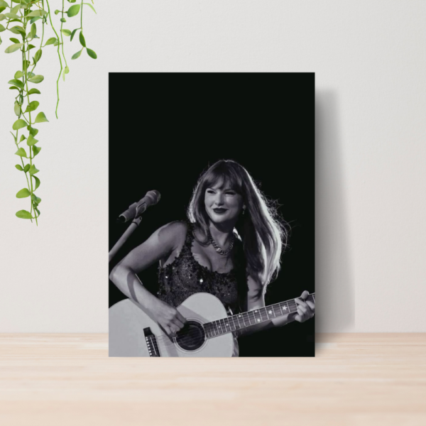 Quadro Taylor Swift The Eras Pop Music A4 | Placa MDF 01