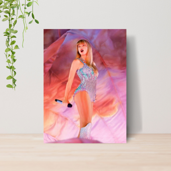 Quadro Taylor Swift The Eras Pop Music A4 | Placa MDF 10