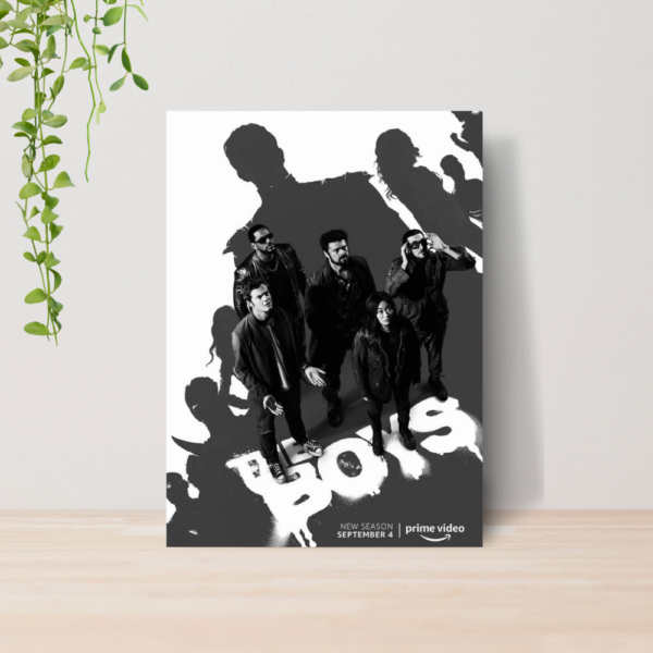 Quadro Decorativo The Boys Serie Amazon A4 MDF 01