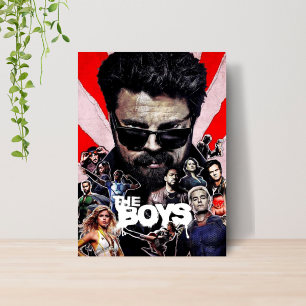 Quadro Decorativo The Boys Serie Amazon A4 MDF 11
