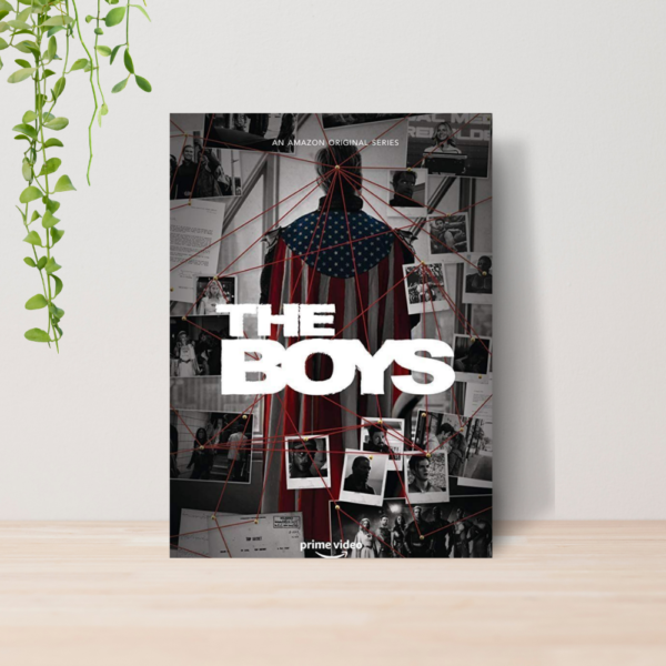 Quadro Decorativo The Boys Serie Amazon A4 MDF 12