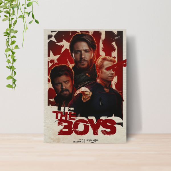 Quadro Decorativo The Boys Serie Amazon A4 MDF 14