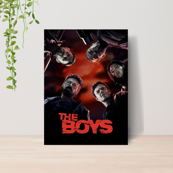 Quadro Decorativo The Boys Serie Amazon A4 MDF 17