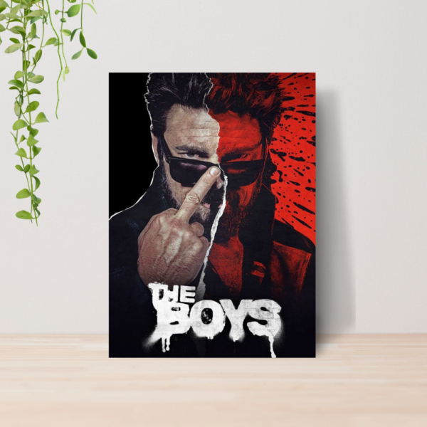 Quadro Decorativo The Boys Serie Amazon A4 MDF 18
