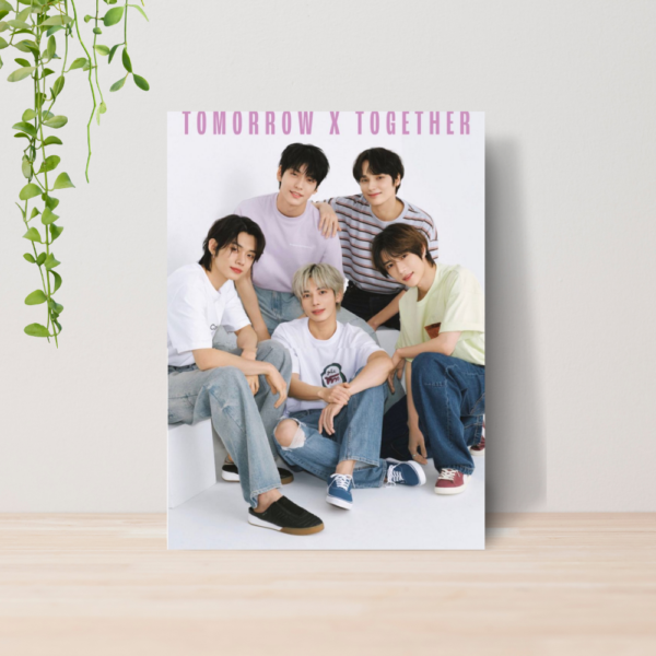 Quadro TXT Tomorrow X Together Kpop A4 | Placa MDF 11