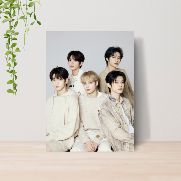 Quadro TXT Tomorrow X Together Kpop A4 | Placa MDF 02