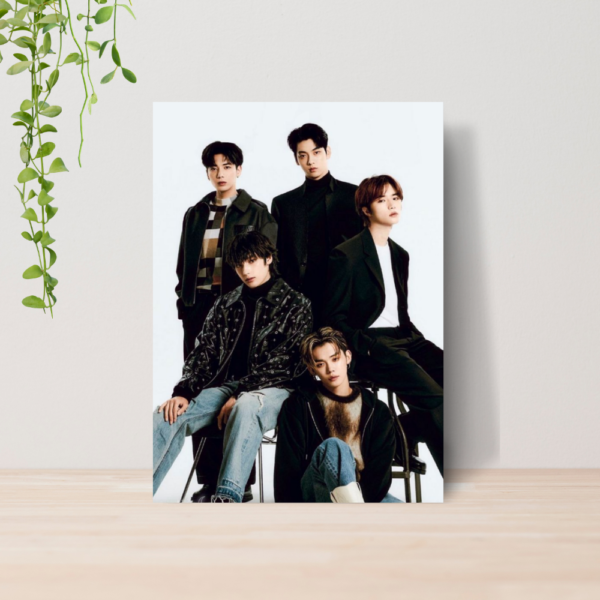 Quadro TXT Tomorrow X Together Kpop A4 | Placa MDF 03