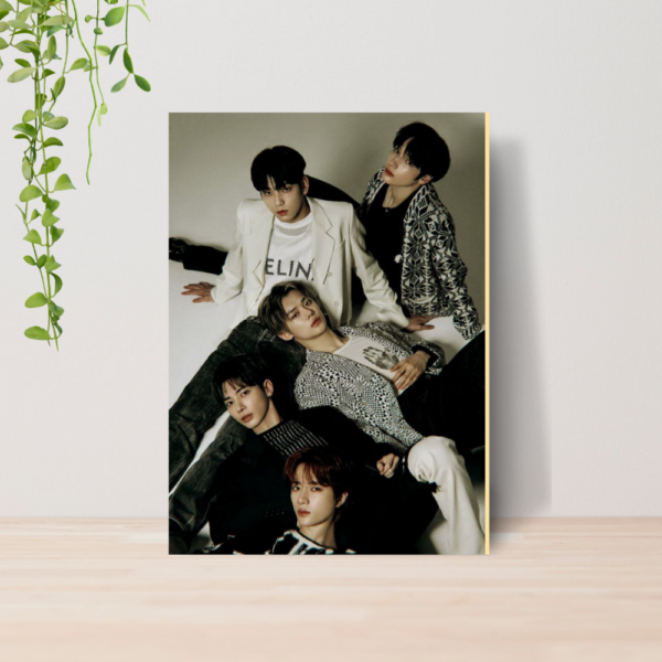 Quadro TXT Tomorrow X Together Kpop A4 | Placa MDF 05