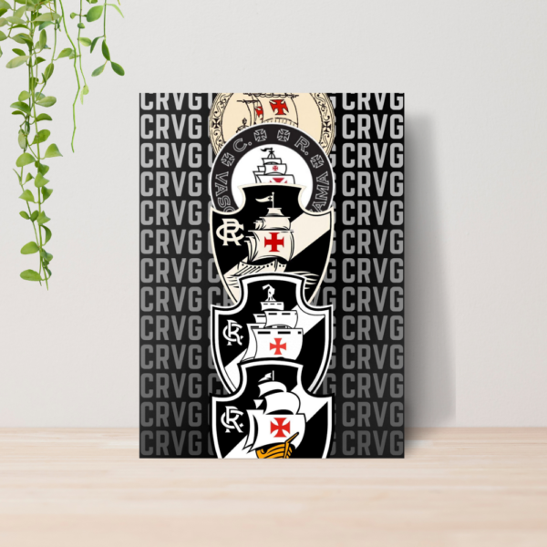 Quadro Decorativo Vasco Da Gama Time Futebol A4 MDF 03