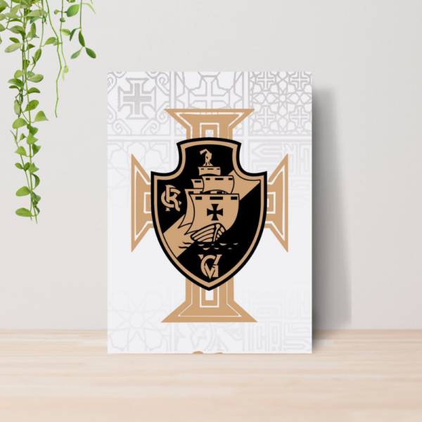 Quadro Decorativo Vasco Da Gama Time Futebol A4 MDF 05