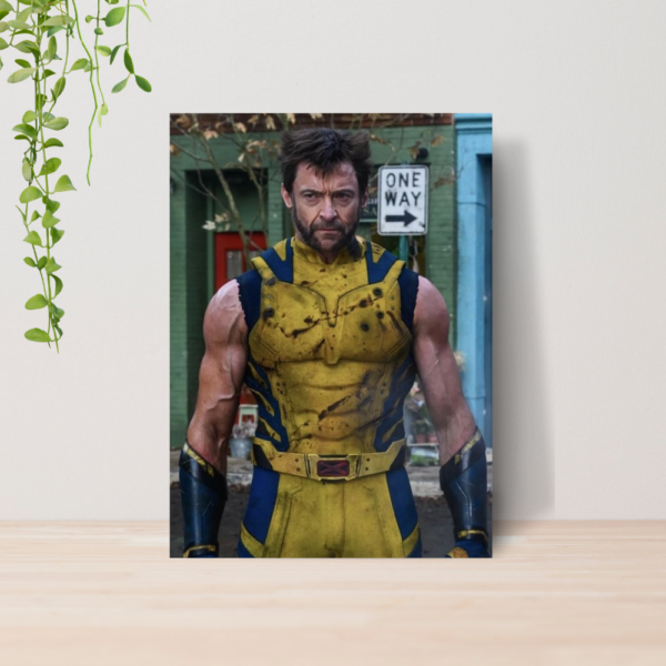 Quadro Wolverine X-Men Marvel Logan A4 | Placa MDF 05